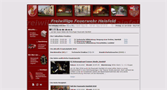 Desktop Screenshot of feuerwehr-hainfeld.at