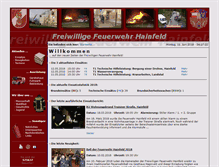 Tablet Screenshot of feuerwehr-hainfeld.at